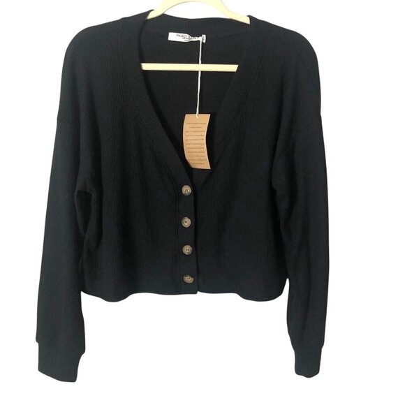 Project Social T Los Angeles Cropped Cardigan - MSPR $148 NWTs - Picture 2 of 8